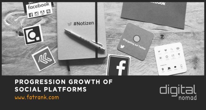 progression growth of social platforms