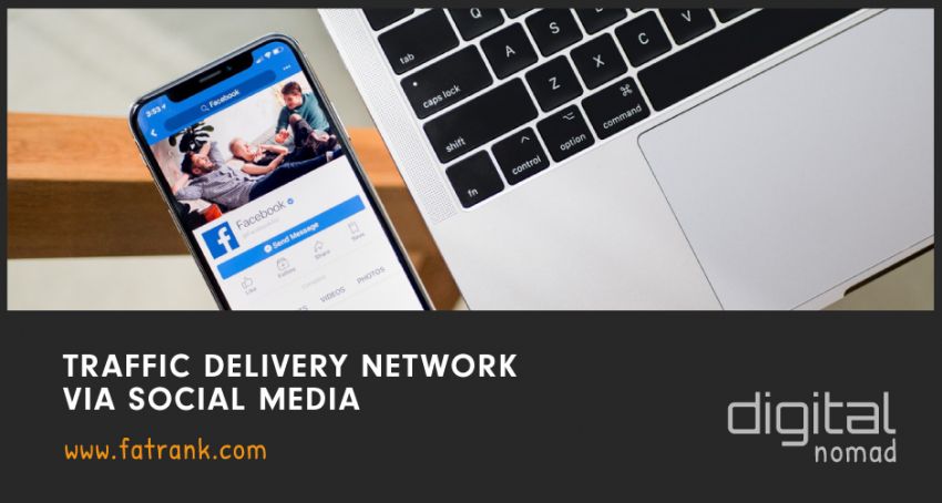 Traffic Delivery Network via Social Media