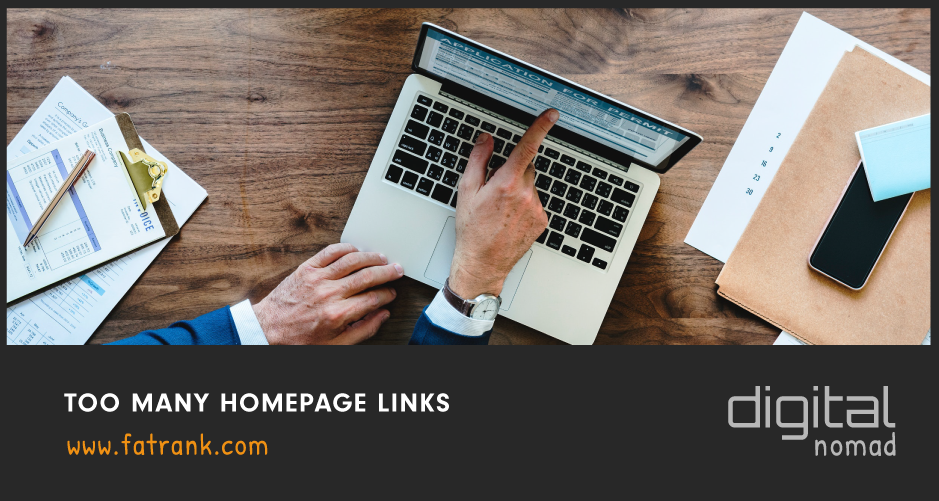 Too Many Homepage Links