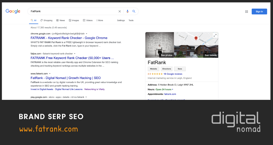 Brand SERP SEO