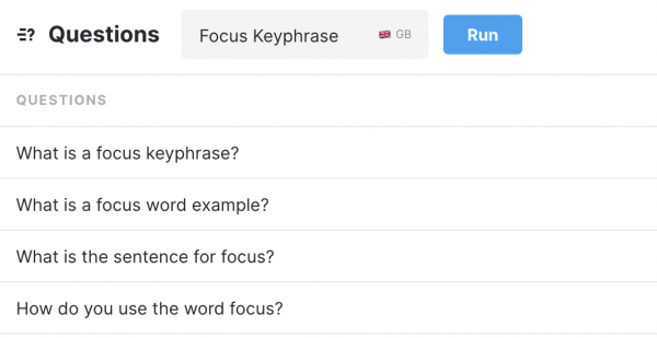 MarketMuse Focus Keyphrase