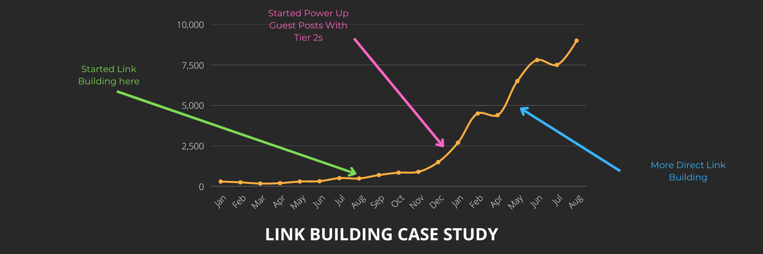 Link Building Case Study Journey