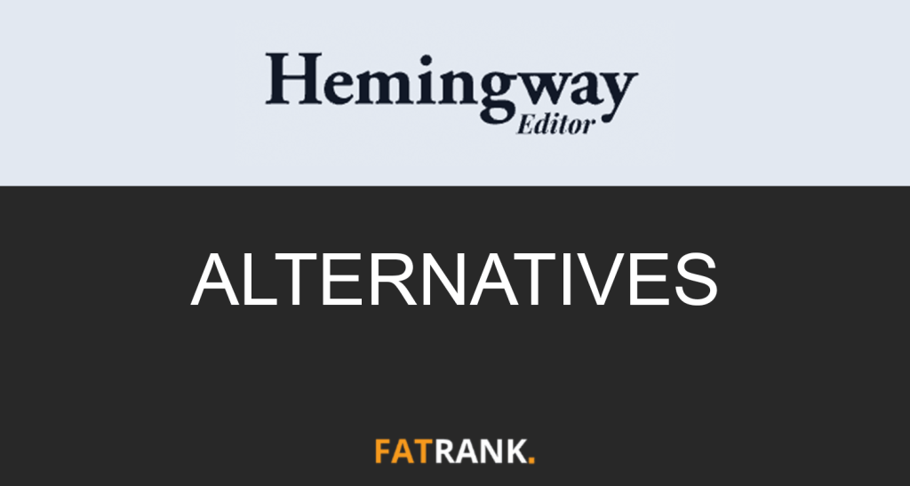 Hemingway Editor Alternatives