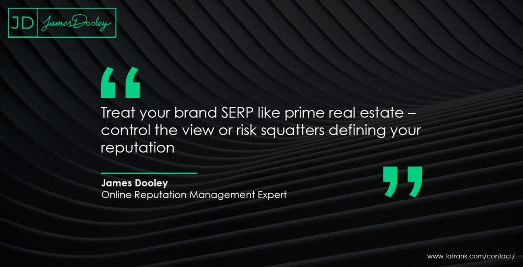 Treat your brand SERP like prime real estate