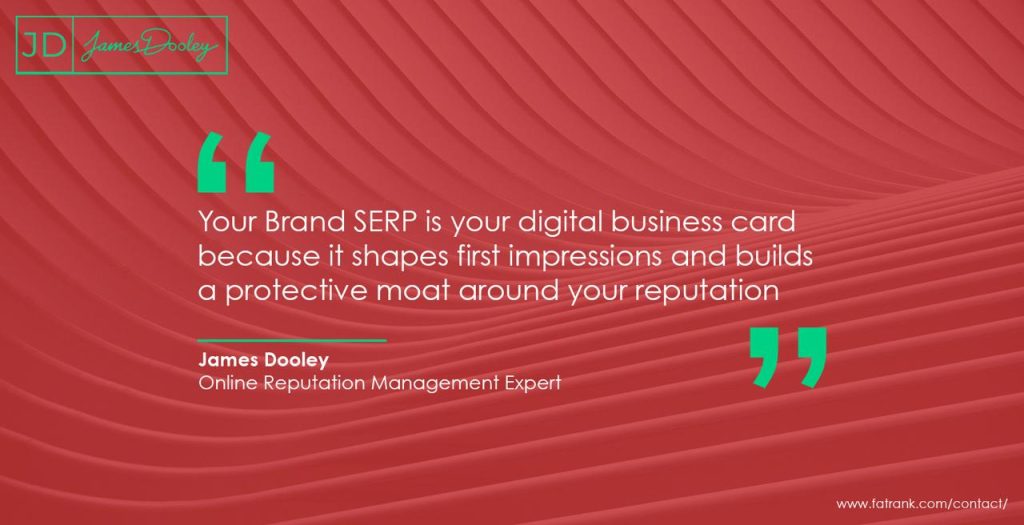 Your Brand SERP is your digital business card because it shapes first impressions and builds a protective moat around your reputation