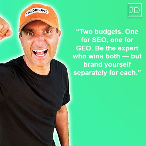 SEO vs GEO - Brand yourself for both