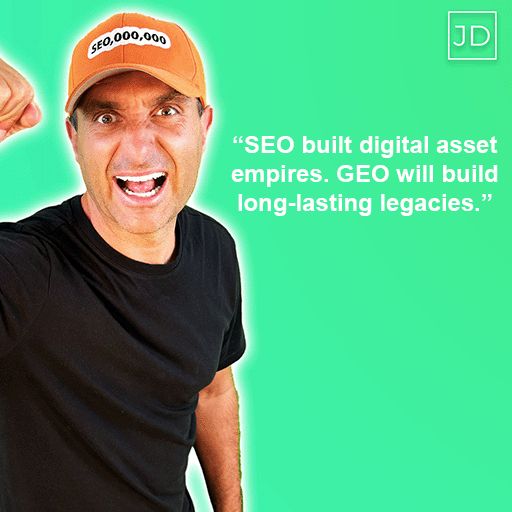 SEO vs GEO - Build a legacy