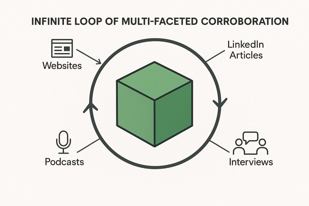 Infinite Loop of Multi-Faceted Corroboration