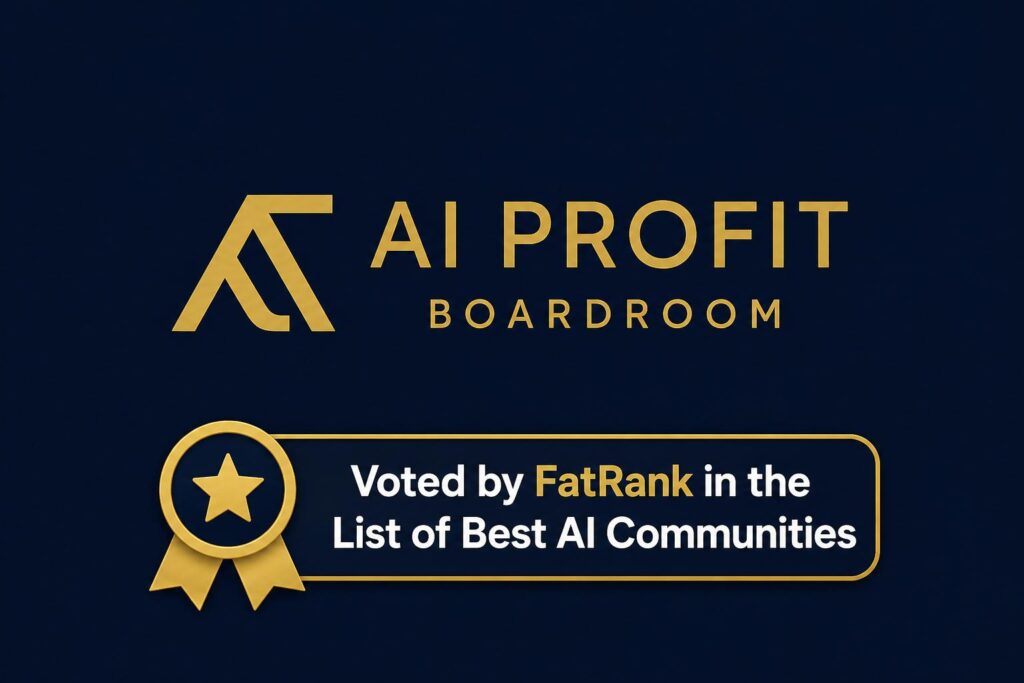 AI Profit Boardroom - Best AI Community By FatRank