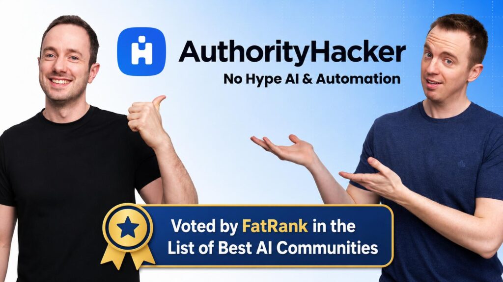 Authority Hacker AI Accelerator - Best AI Community By FatRank